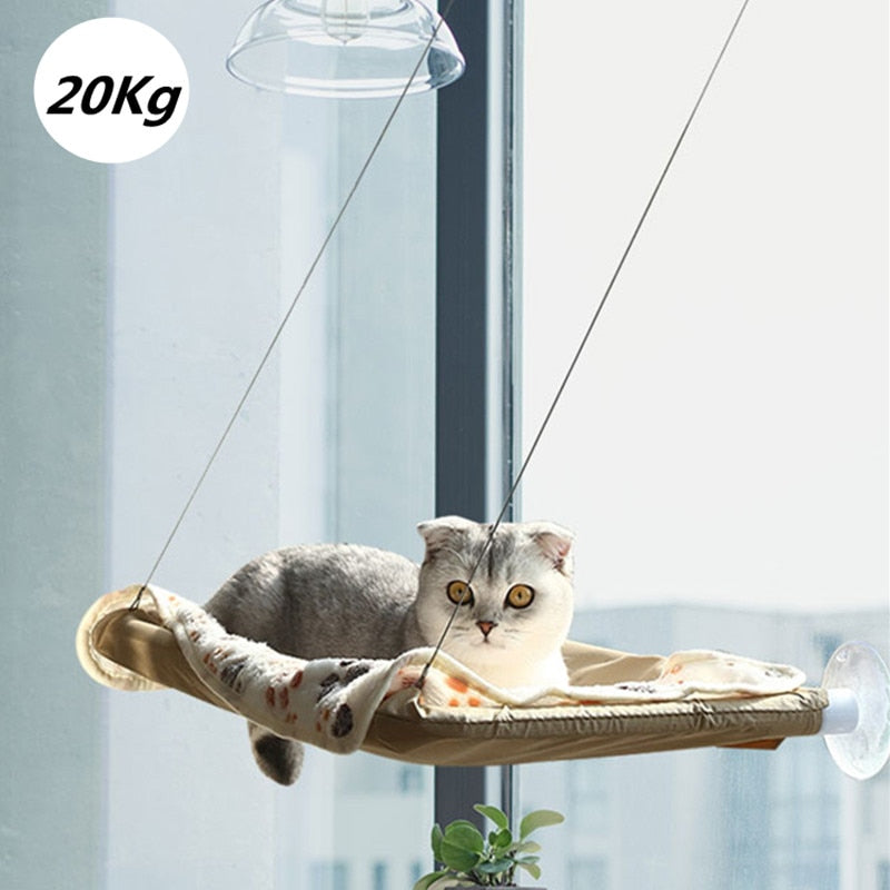 Sunshine Cat Hammock Bed Attaches to any Window