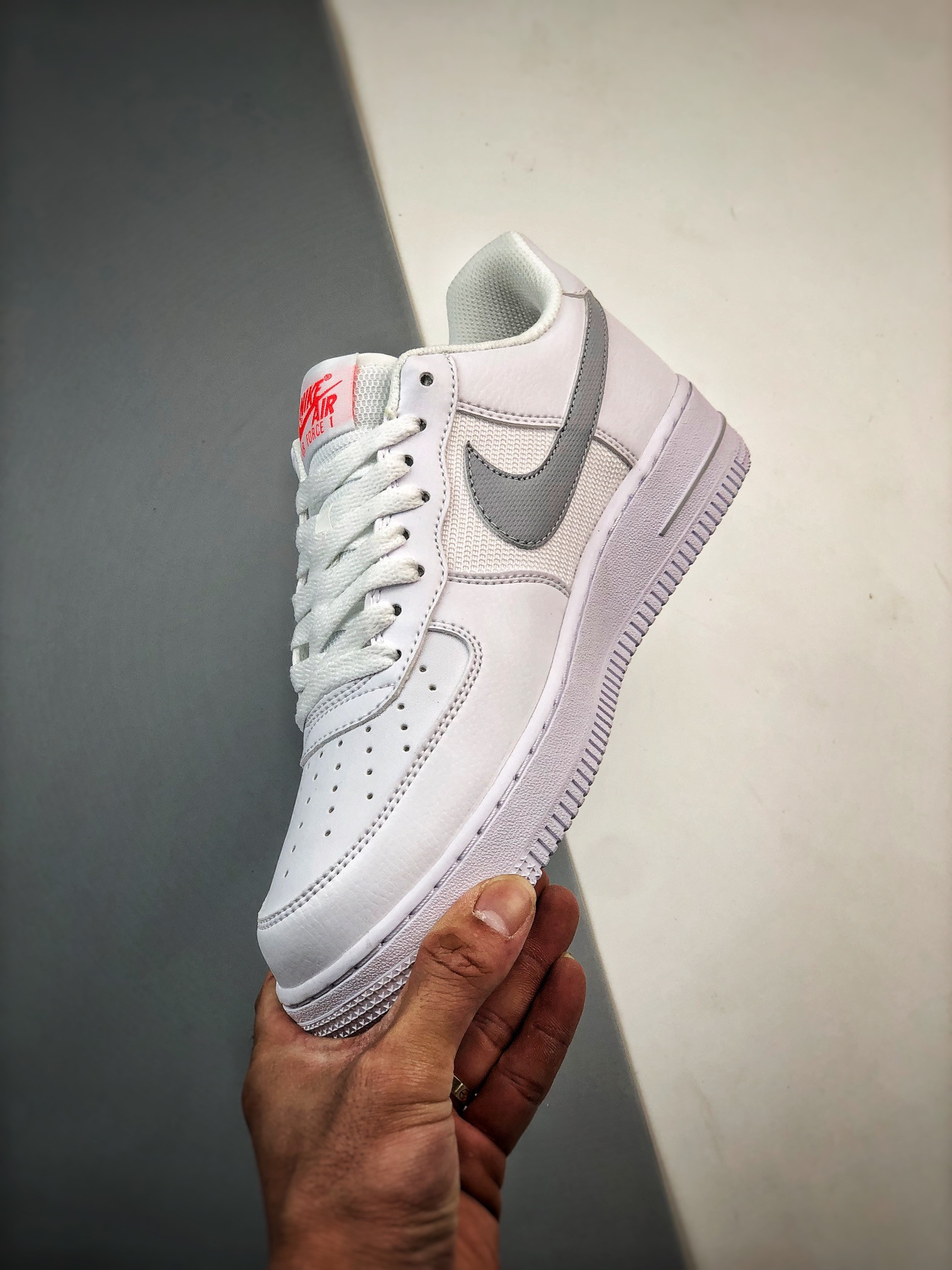 Nike Air Force 1 Low White/Red/Grey FD9772-100