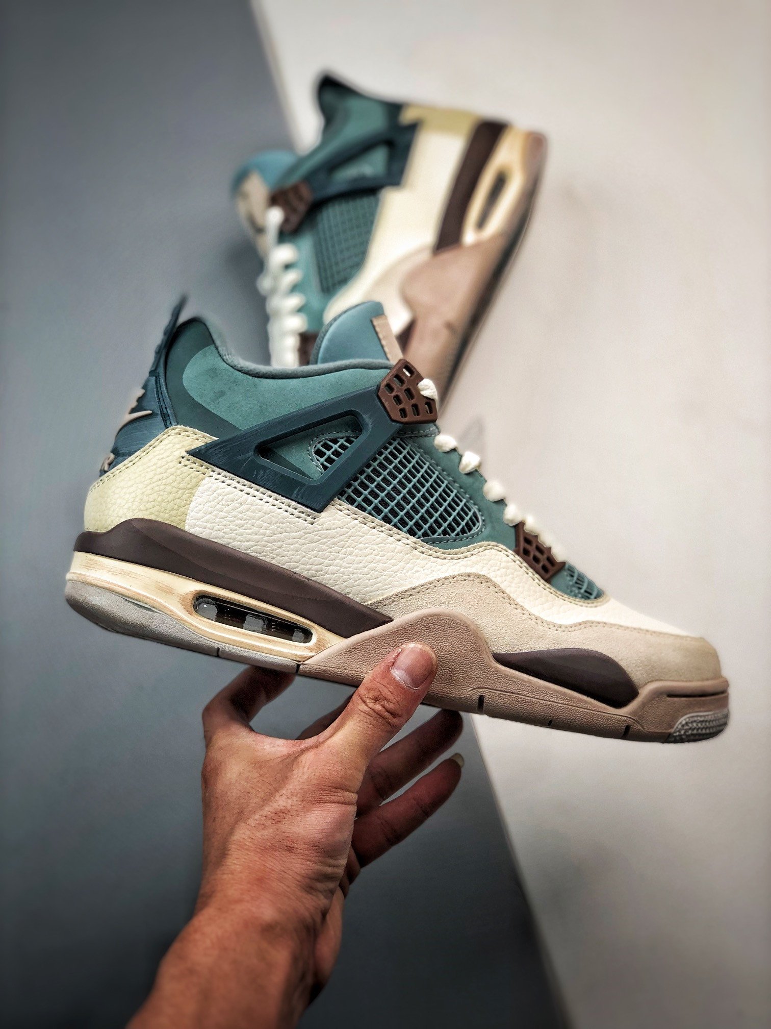 Air Jordan 4 Snorlax Custom x Andrew Chiou - SoleSnk