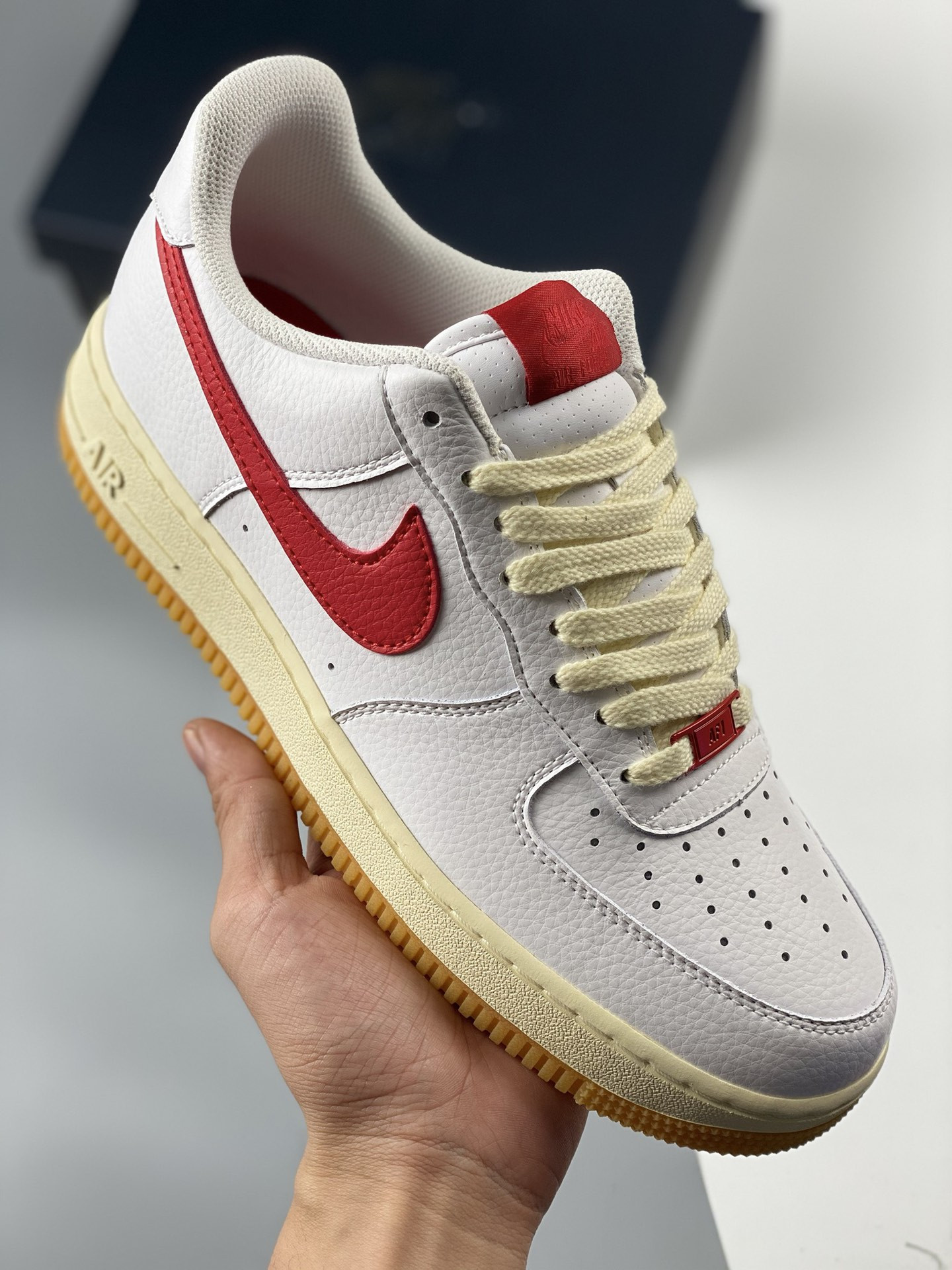 Nike Air Force 1 White Red Gum FN3493-100 Release Date