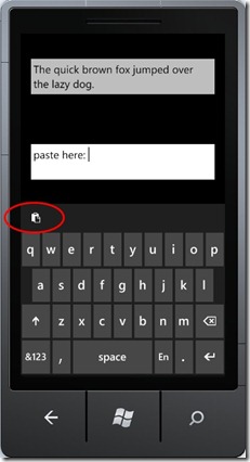 WP7 Emulator (Paste)