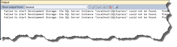 Visual Studio 2010 - Output Window