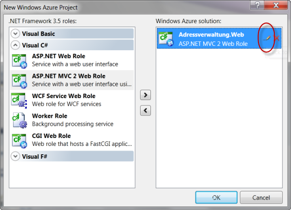 Erste Schritte mit Windows Azure (Teil 1) – Die Web Rolle