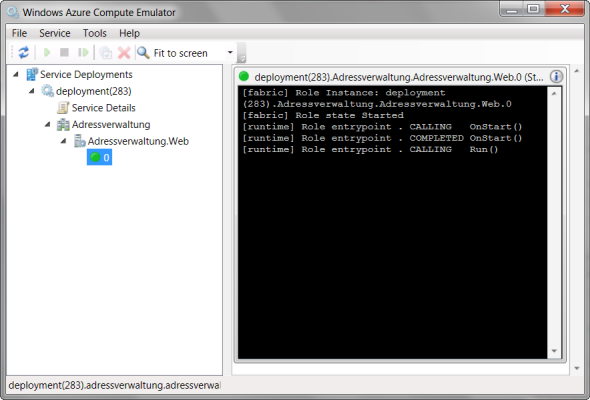 Windows Azure Compute Emulator