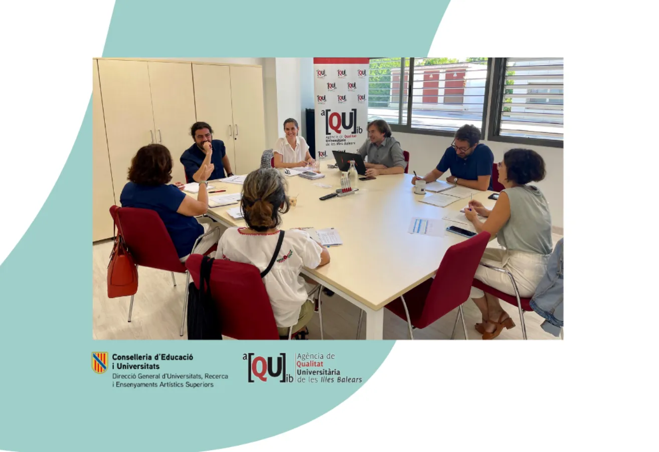 Aquib -Reunió de metaavaluació i planificació amb la DG d'Universitats, Investigació i Ensenyaments Artístics Superiors