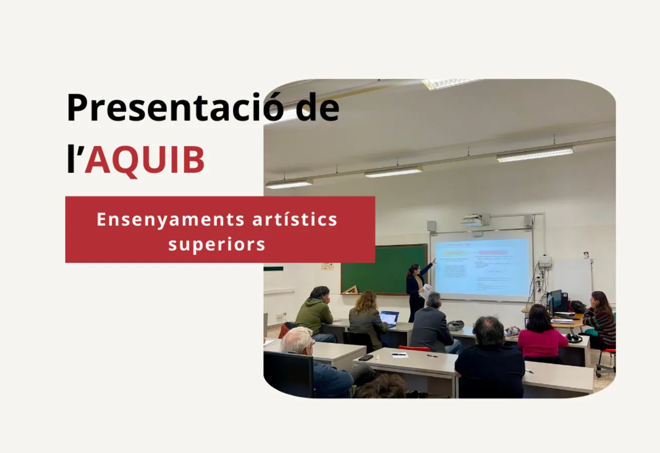 Aquib -Impulsam l’excel·lència en els ensenyaments artístics superiors