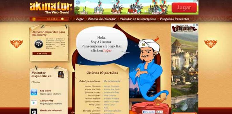 Akinator, o Genio da Web