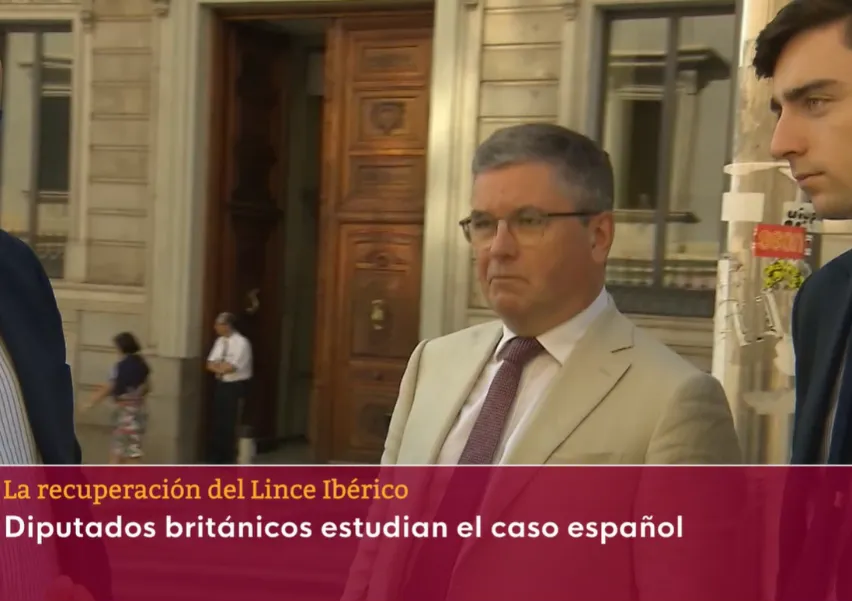 RTVE: Dos diputados británicos visitan España para conocer el proyecto de conservación del lince ibérico