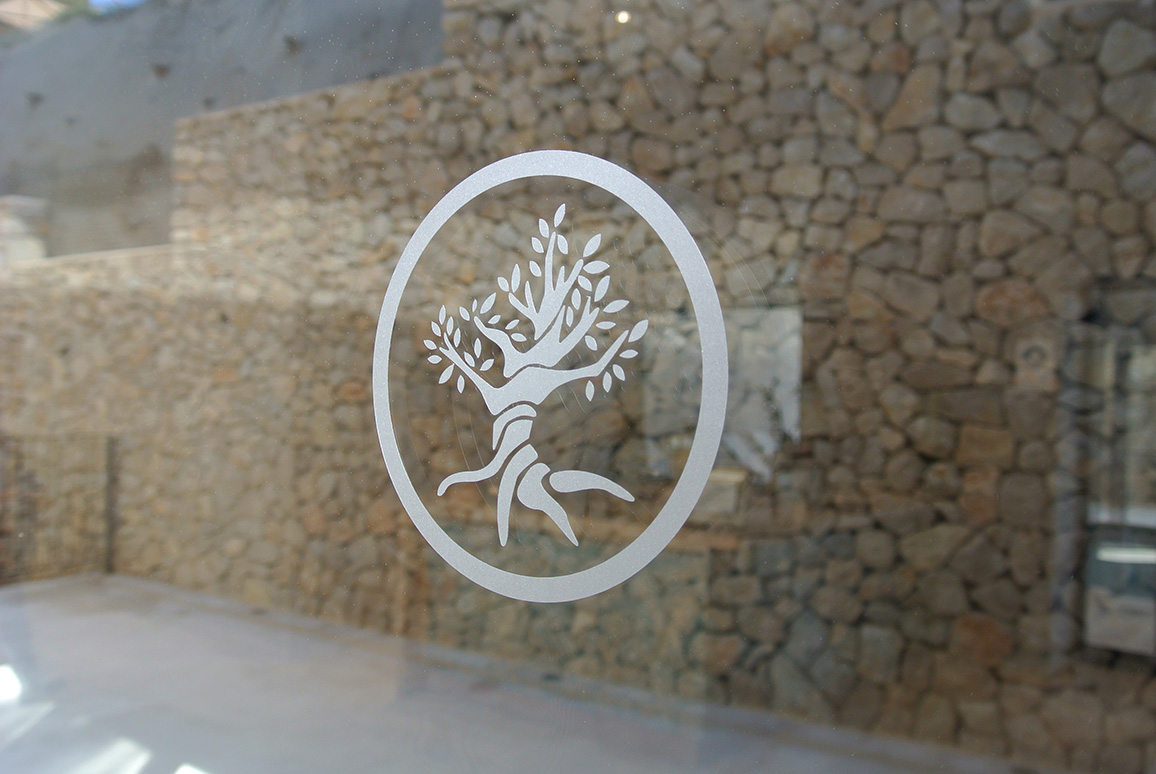 Vinilo de corte Etched Glass para cristales.