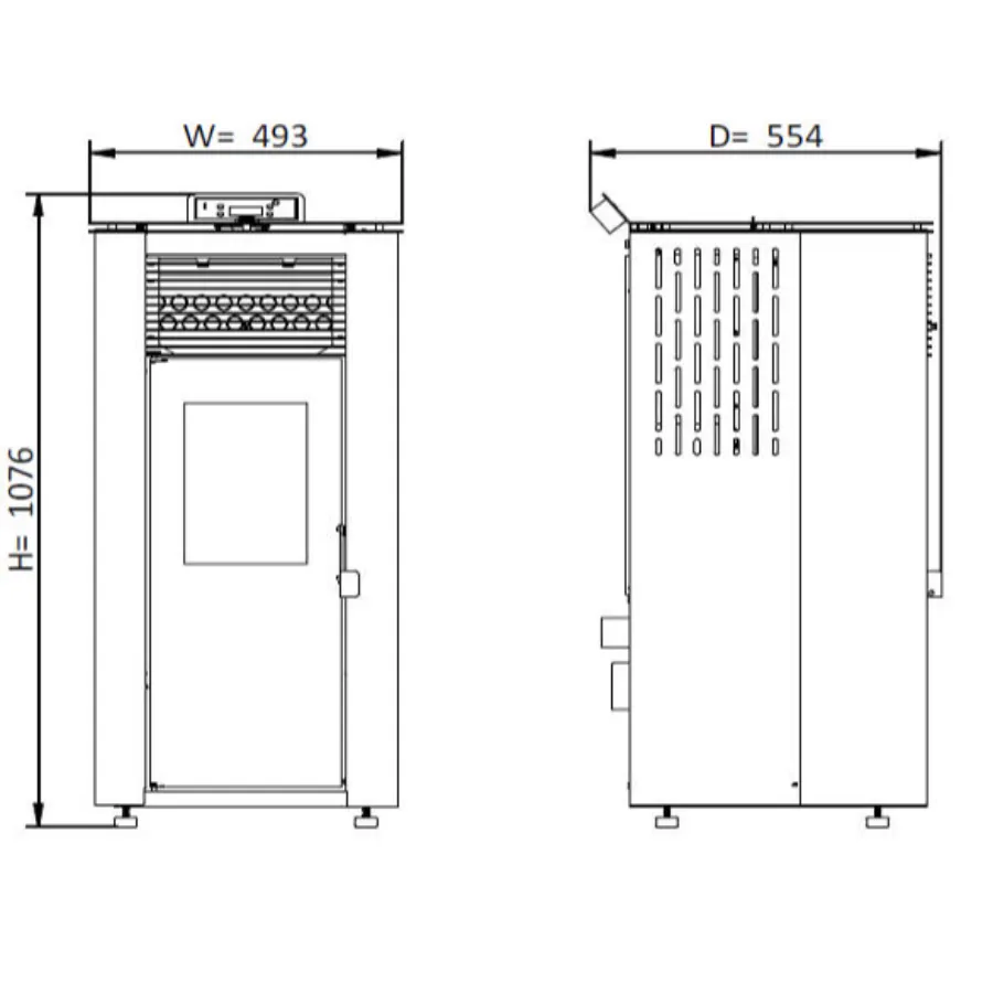 medidas-estufa- pellets-himalaia-10kw-PA1071X068-K200 NEGRO