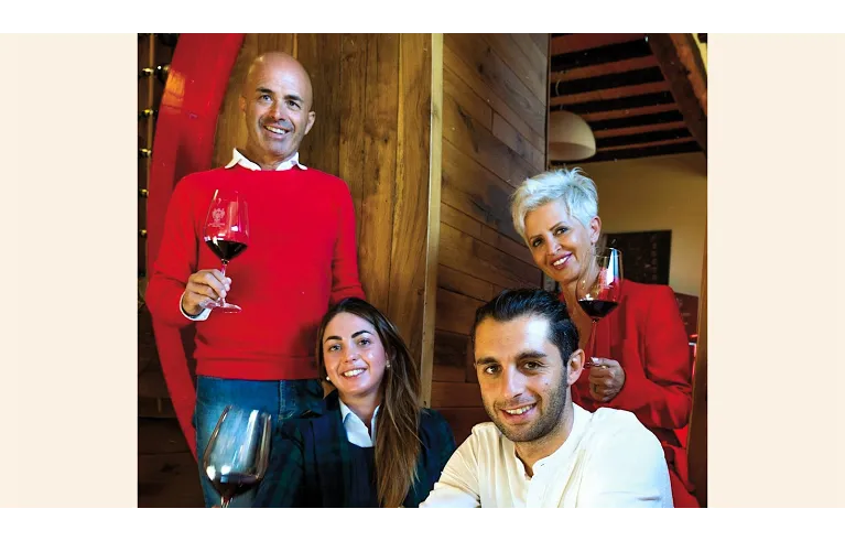 Paolo, Ester, Alex y Lucia Bianchini