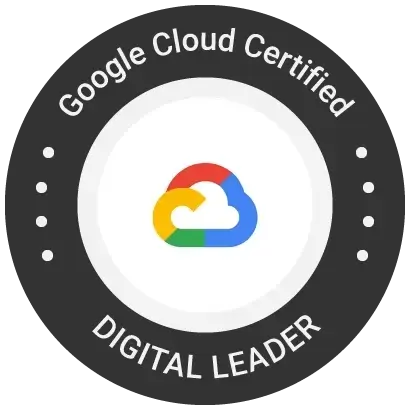 Google Cloud Certified Digital Leader badge
