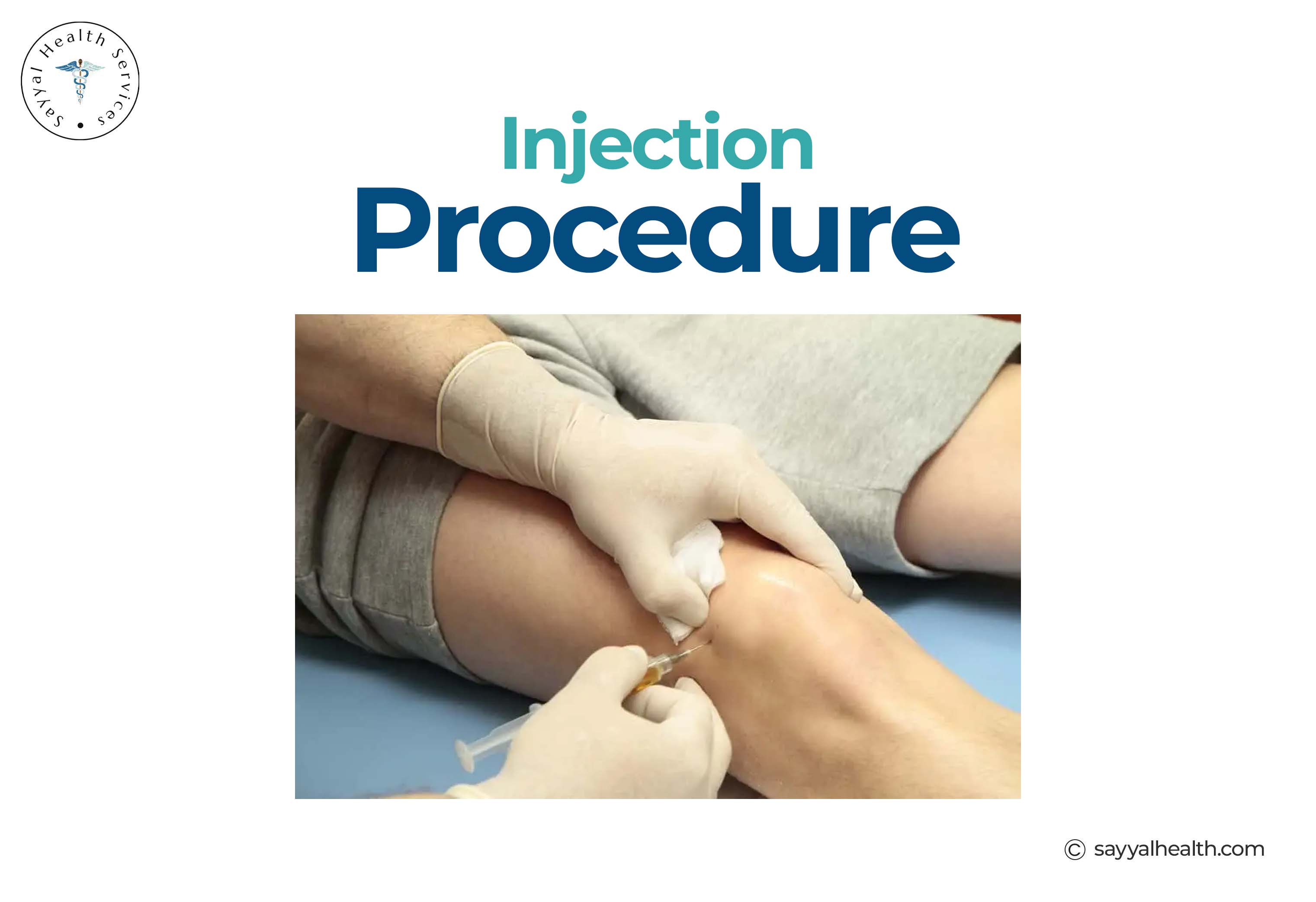 PRP injection procedure