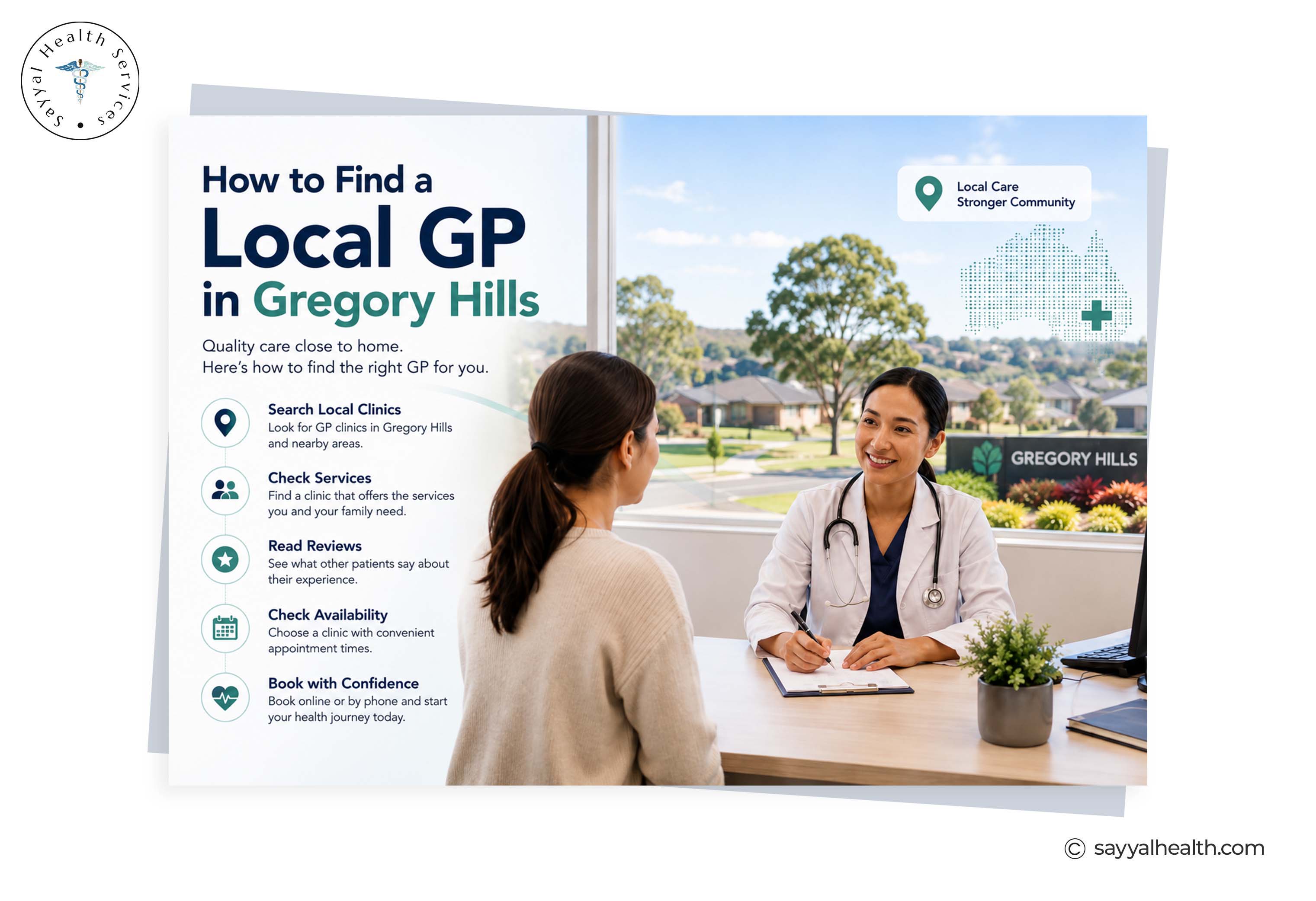 how to find a local gp in gregory hills