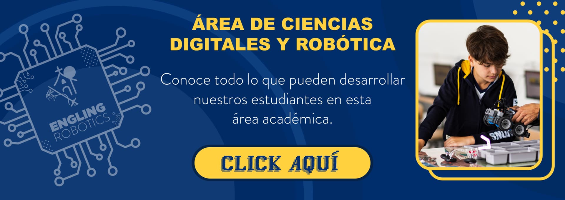 Áreas de ciencias digitales y robótica