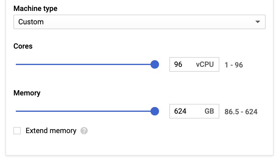 GCP自訂機器類型 Custom Type