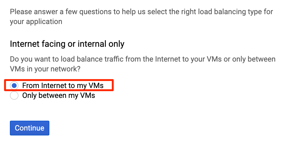 From Internet to my VMs