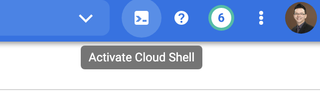 開啟 Cloud Shell