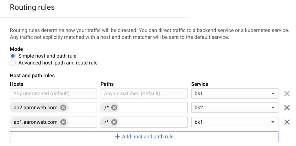 Routing Rules是分流的關鍵