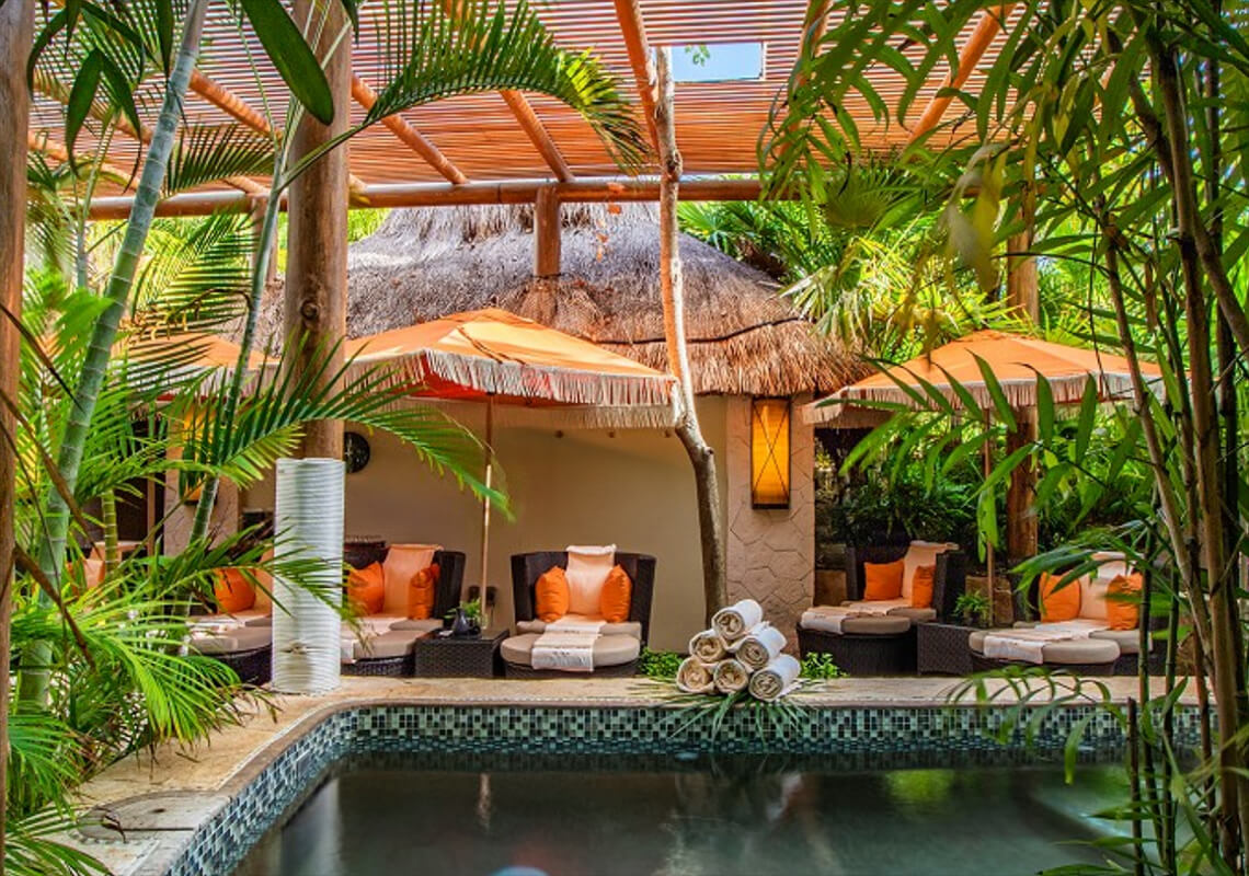 Dream House  This Negril tropical oasis invites you to sit back