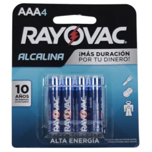 4 Pilas Aaa Rayovac Alkaline