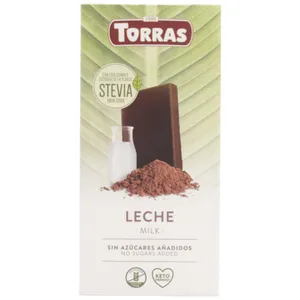 Chocolate Torras Con Stevia Y Leche