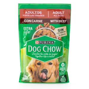 Comida Para Perro Dog Chow Adultos Sabor Carne 100 G