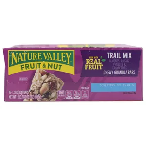 Barras Nature Valley Fruta Y Nuez 16 Uds