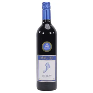 Vino Tinto Barefoot Merlot California 750 Ml