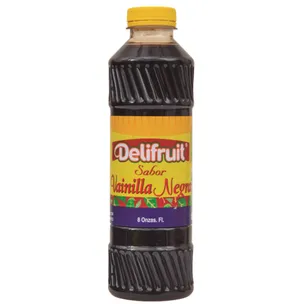 Extracto Delifruit Sabor A Vainilla Negra 4 Oz