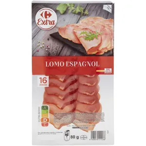 Lomo Español Carrefour Extra 80 G