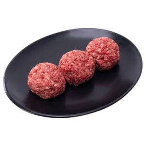 Carne Albóndigas De Res Sazonadas Frescas