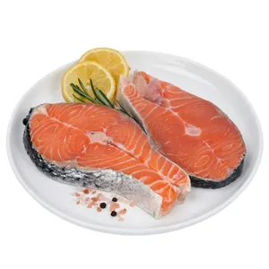 Pescado Rodaja De Salmón Fresco