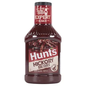 Salsa Bbq Hunts Sabor Hickory 510 G (18 Oz)
