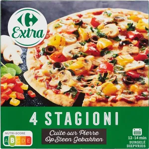 Congelado Pizza 4 Estaciones Carrefour 400g
