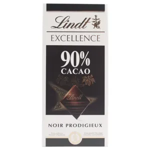Chocolate Lindt Excellence En Tableta 90% Cacao 100 G
