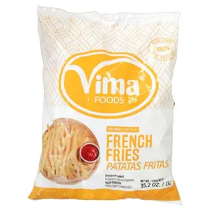 Congelado Papas Prefritas Vima Foods 1kg
