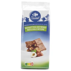 Chocolate Carrefour Con Leche Y Avellanas 100 G