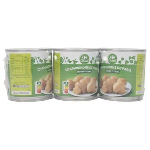 Champiñones Carrefour Primera Elección (pack ¼ X 3)