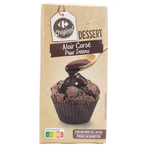 Chocolate Carrefour Original Dessert Noir Corsé 200 G