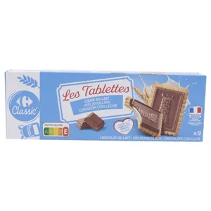 Galletas Carrefour Classic De Chocolate Con Leche Y Corazón De Leche 140 G