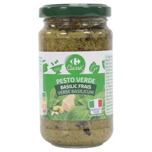 Salsa Pesto Carrefour Classic De Albahaca Fresca 190 G