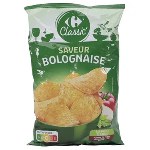 Papitas Boloñesa Carrefour 135 G