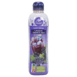 Jarabe Carrefour Grosella Negra 750 Ml