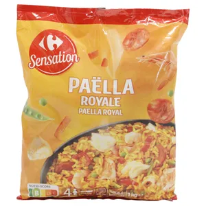 Congelado Paella Valenciana Carrefour 1kg