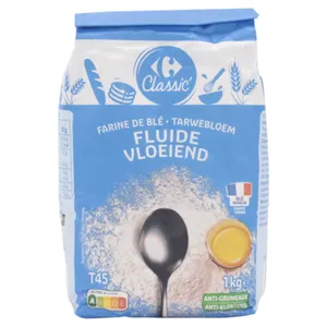 Harina Fluida T45 Carrefour 1 Kg