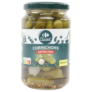 Cornichons Con Cebolla Blanca Carrefour 72 Cl