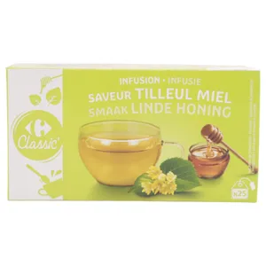 Té Tilo Con Miel Carrefour (25 Sobres)