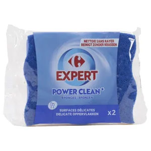 Esponja Carrefour Para Platos Superficies Delicadas 2 Unidades