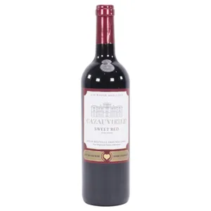 Vino Tinto Cazauvielh Sweet Red Bordeaux 75cl Francia